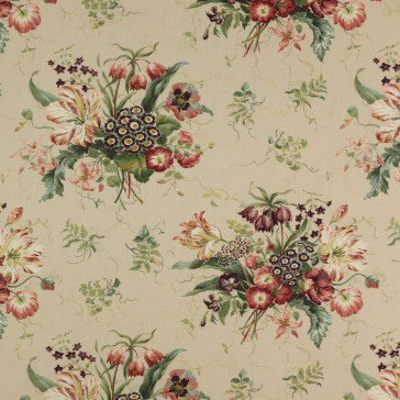 Colefax and Fowler - Alicia Linen - Pink/Sand - F2004/01