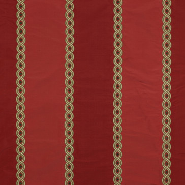 Colefax and Fowler - Brocade Stripe - Red - F3305/01