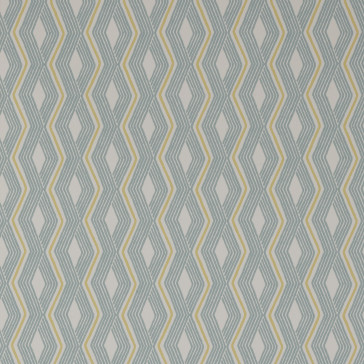 Jane Churchill - Rowan Wallpaper - Pemba Wallpaper - J177W-04 Aqua/Lime