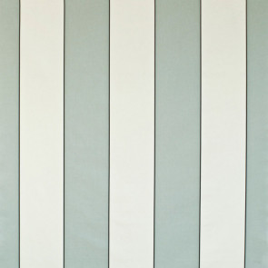 Dominique Kieffer - Larges Rayures de Coton - Bleu d'azur et blanc 17183-002