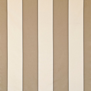 Dominique Kieffer - Larges Rayures de Coton - Mastic et blanc 17183-004