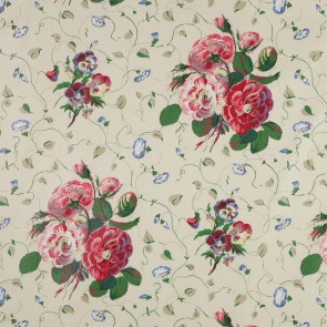 Colefax and Fowler - Roses & Pansies - Red - 01155/01