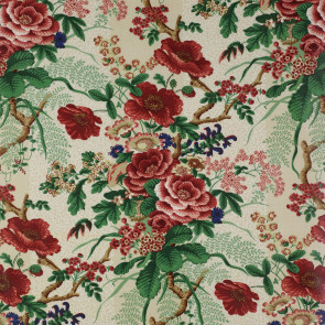 Colefax and Fowler - Tree Poppy - Red/Green - 01174/01