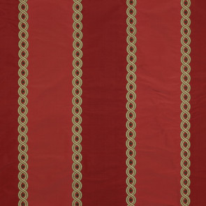 Colefax and Fowler - Brocade Stripe - Red - F3305/01