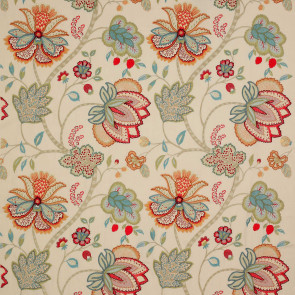 Colefax and Fowler - Baptista Linen - Red/Sage - F4102/02