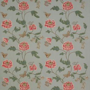 Colefax and Fowler - Oriental Poppy Linen - Old Blue - F4111/02