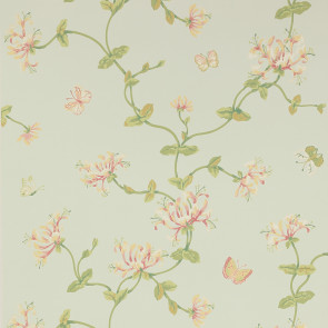 Colefax and Fowler - Jardine Florals - Honeysuckle Garden - W7002-01 - Aqua