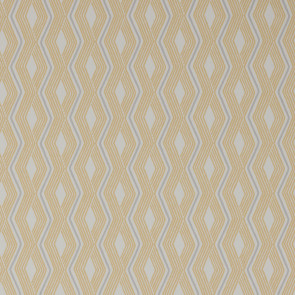 Jane Churchill - Rowan Wallpaper - Pemba Wallpaper - J177W-01 Yellow/Grey