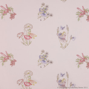 Jane Churchill - Meadow Embroidered Flower Fairies - J636F-01 Pale Pink