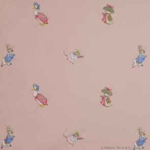 Jane Churchill - Embroidered Beatrix Potter - J643F-02 Pink
