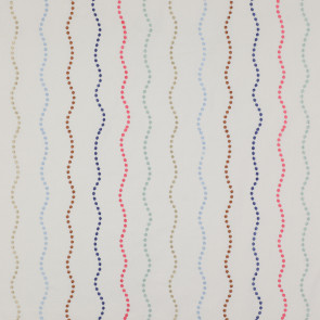 Jane Churchill - Bubble Stripe - J660F-01 Red/Blue