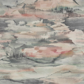Jane Churchill - Atmosphere V W/P - Solace Wallpaper - J8010-02 Pink/Grey