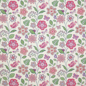 Jane Churchill - Flower Power - J803F-01 Pink/Green