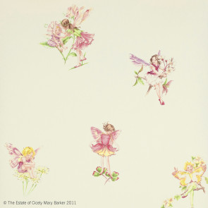 Jane Churchill - Nursery Tales - Flower - J064W-04 Cream