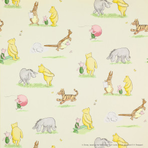 Jane Churchill - Nursery Tales - Winnie The Pooh And Friends - J127W-04 Vintage/Multi