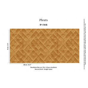 Élitis - Pleats - Mis en plis - TP 170 05 Entre ombre et lumière