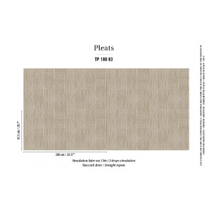 Élitis - Pleats - Arts & Craft - TP 180 03 Eloge de la simplicité