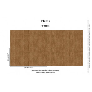 Élitis - Pleats - Arts & Craft - TP 180 06 Vent de sable