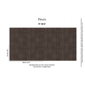 Élitis - Pleats - Arts & Craft - TP 180 07 Cendres de lune