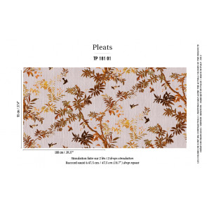 Élitis - Pleats - Eve - TP 181 01 Glissement d'ailes