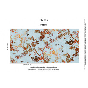 Élitis - Pleats - Eve - TP 181 05 Divinement romantique