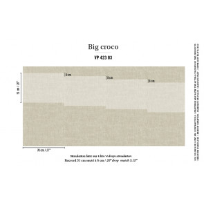 Élitis - Anguille big croco galuchat - Big Croco - VP 423 03 Sans limites !