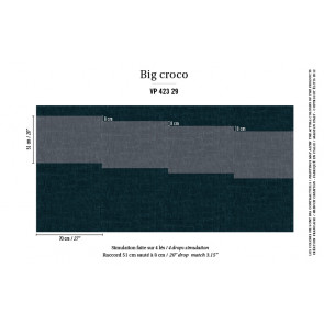 Élitis - Anguille big croco galuchat - Big Croco - VP 423 29 Rêve d'opulence