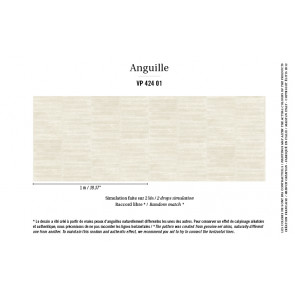 Élitis - Anguille big croco galuchat - Anguille - VP 424 01 Donner le ton