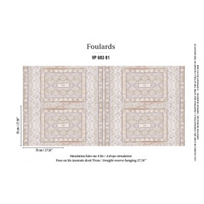 Élitis - Foulards - Rajasthan - VP 683 01 La princesse de Jaisalmer
