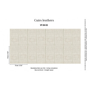 Élitis - Cuirs leathers - El paso - VP 694 05 Sa tunique préférée