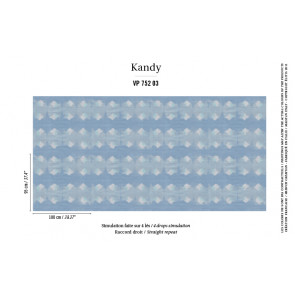 Élitis - Kandy - Tears from paradise - VP 752 03 Only blue