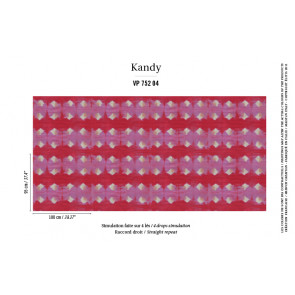 Élitis - Kandy - Tears from paradise - VP 752 04 En rose et contre tous